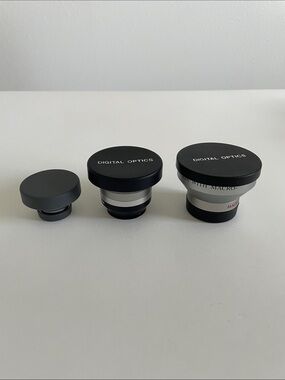 Camera Lenses: Opteka M-Power, Digital Optics 0.45XXX Pro with Macro, AF 2X